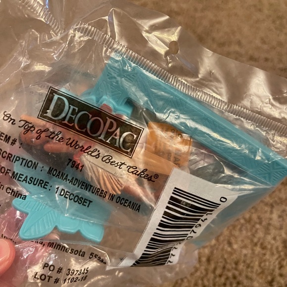 Moana decor set cake topper - Picture 2 of 4